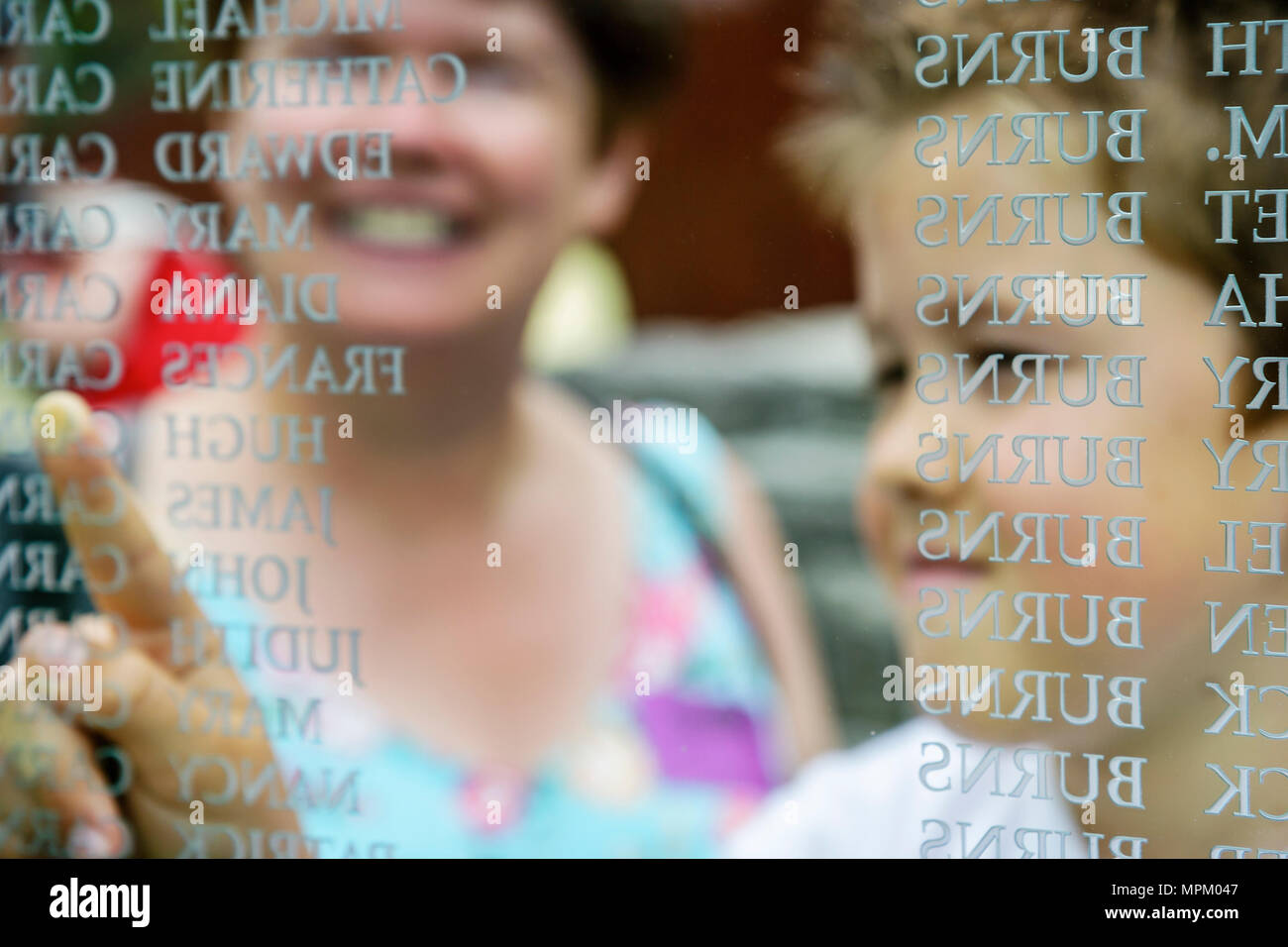 Kanada, Kanada, Nordamerika Grosse Ile, Irish Memorial National Historical Site, Einwanderungsquarantäne-Insel 1832 1937, Friedhof, Kanada070711072 Stockfoto