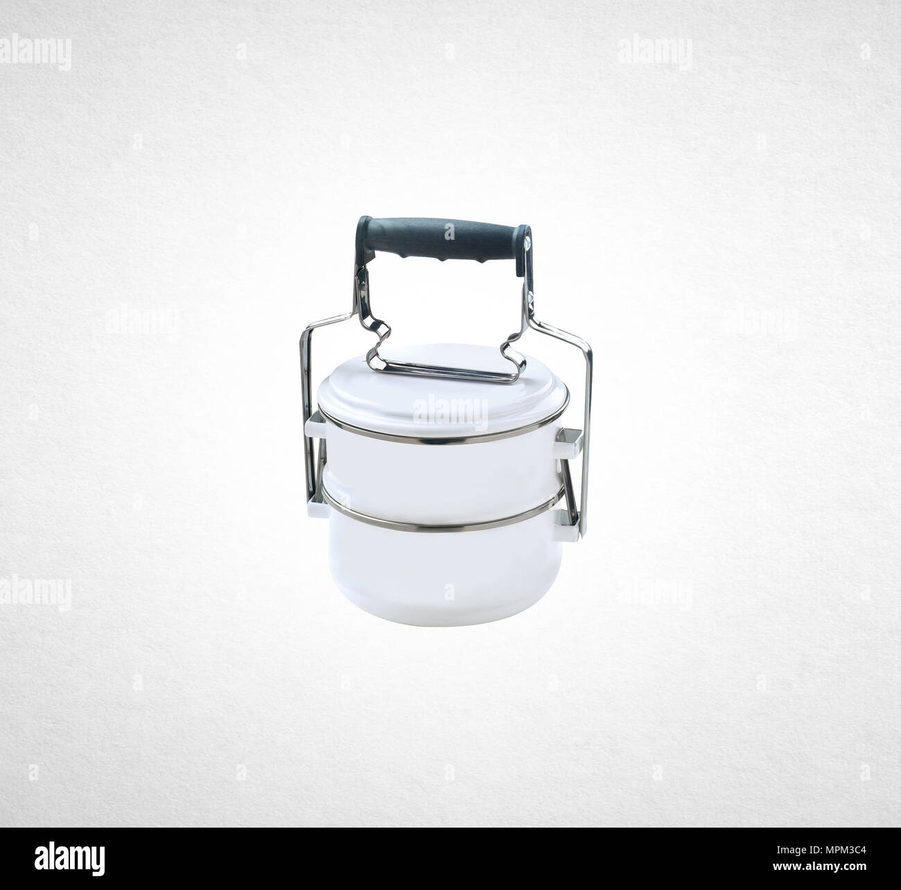 Tiffin oder Tiffin Träger auf einen Hintergrund Stockfoto