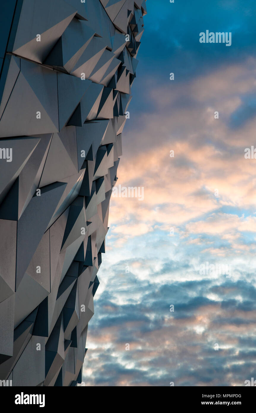 Titanic Titanic Quarter Belfast City Belfast Hafen Belfast Nordirland Stockfoto