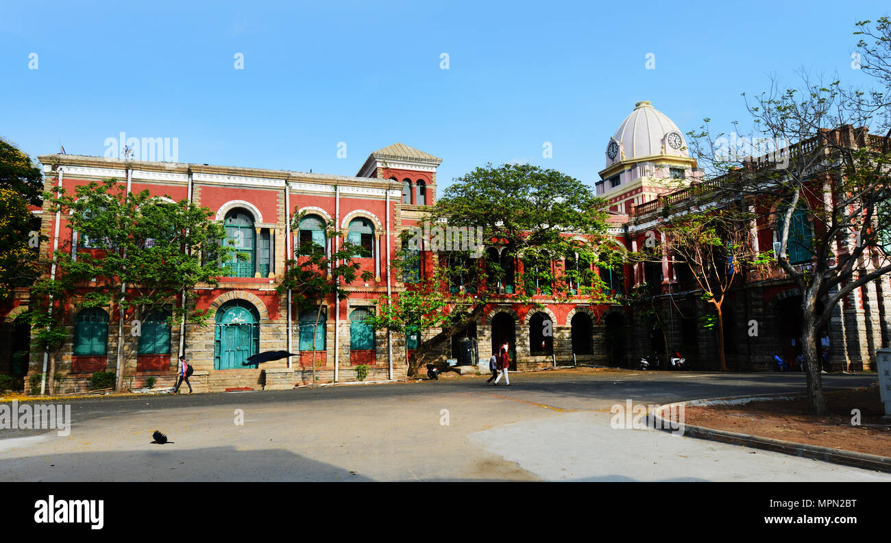 Vorsitz College in Chennai. Stockfoto