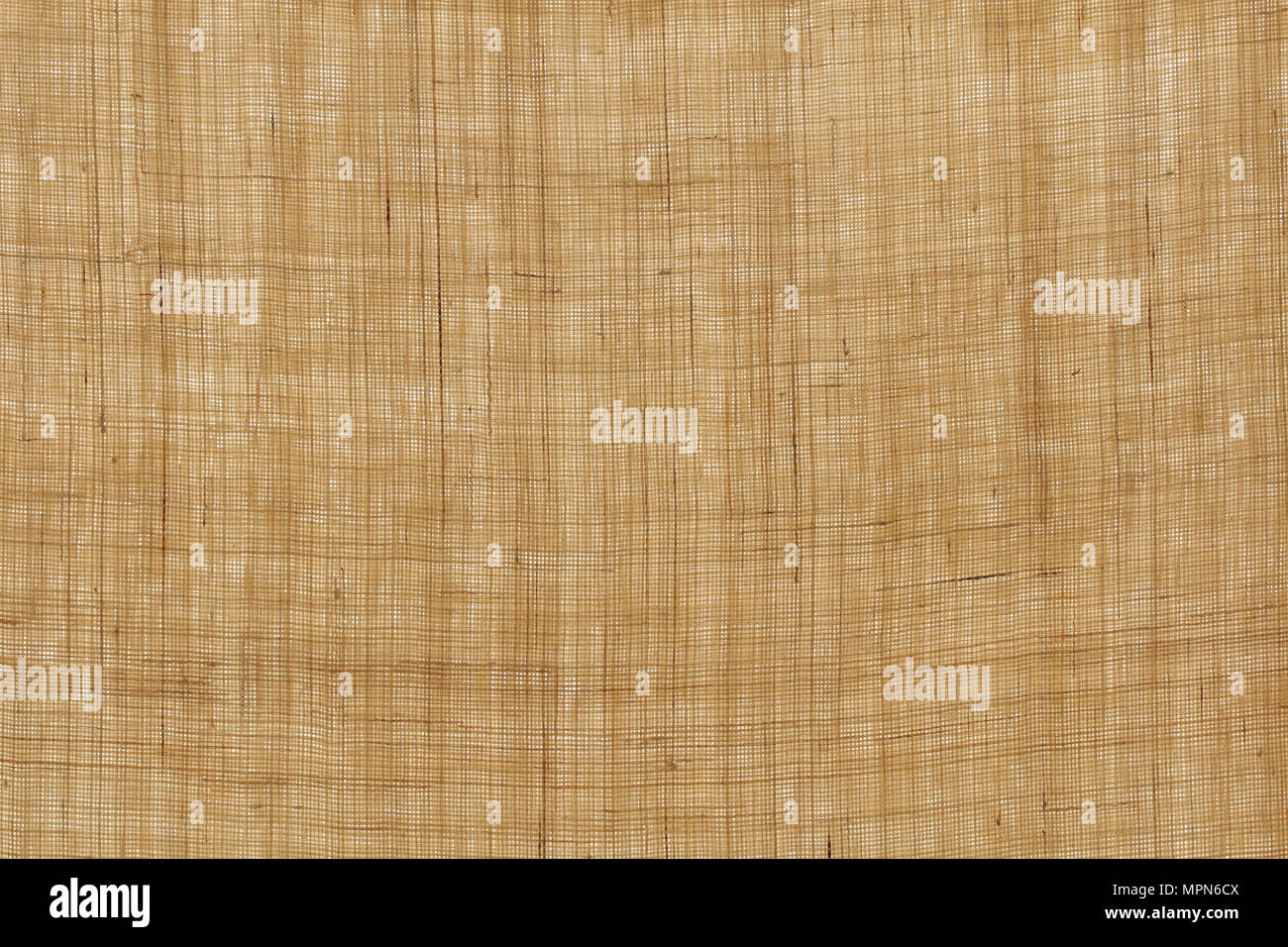 Alte Vintage Brown leinenstruktur oder Hanf Tuch Hintergrund Stockfoto