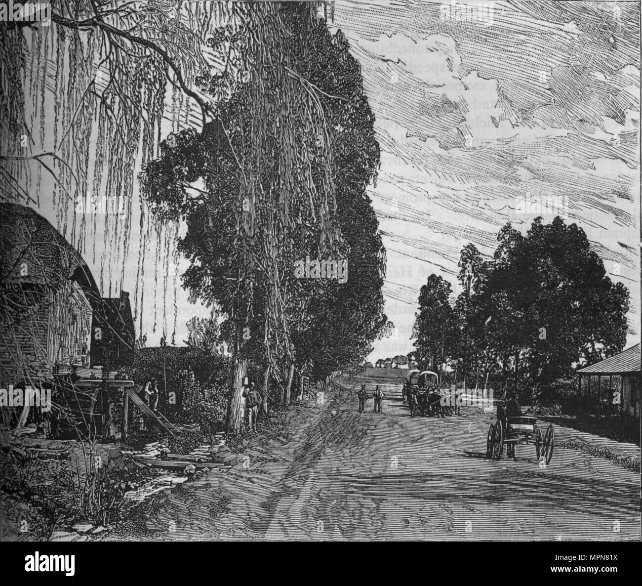 'Ansicht in der Nähe von Pretoria', c 1880. Artist: Unbekannt. Stockfoto