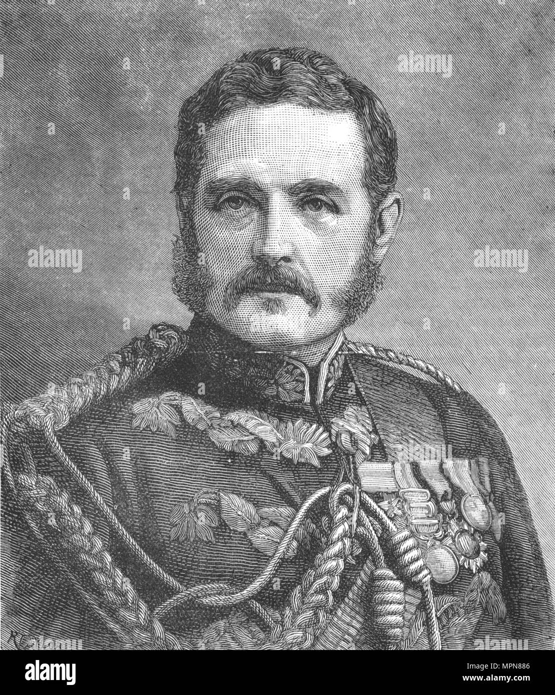 'General Earle', c 1885. Artist: Unbekannt. Stockfoto