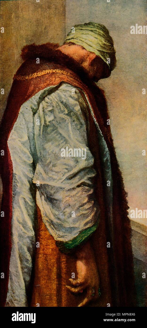 "Denn Er ein großes Vermögen", 1894, (1912). Artist: George Frederick Watts. Stockfoto