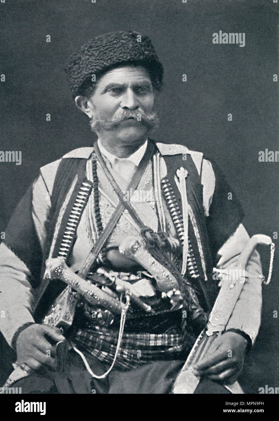 Montenegrinischer, 1912. Artist: Sebah. Stockfoto