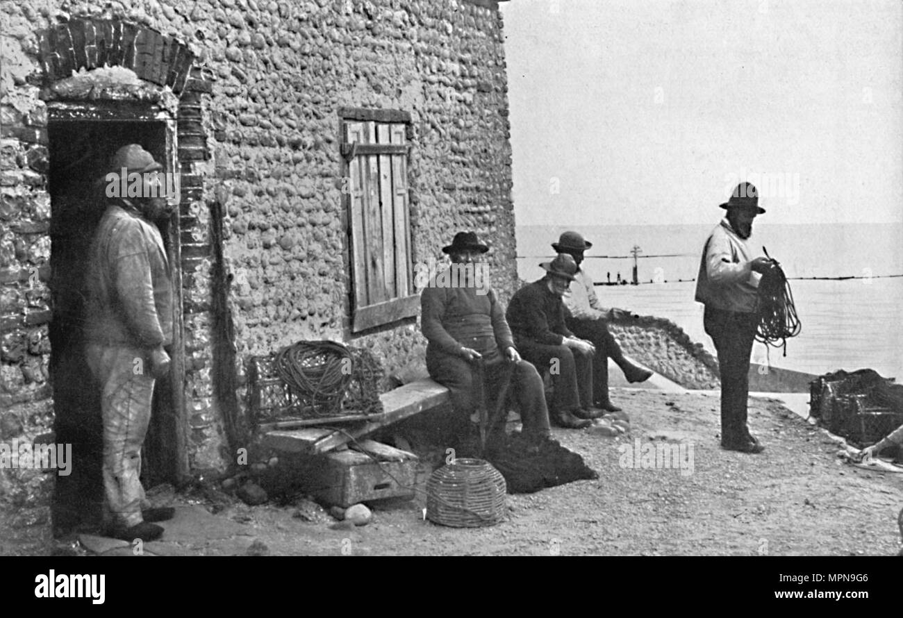 Fischer, Sheringham, 1912. Artist: Unbekannt. Stockfoto