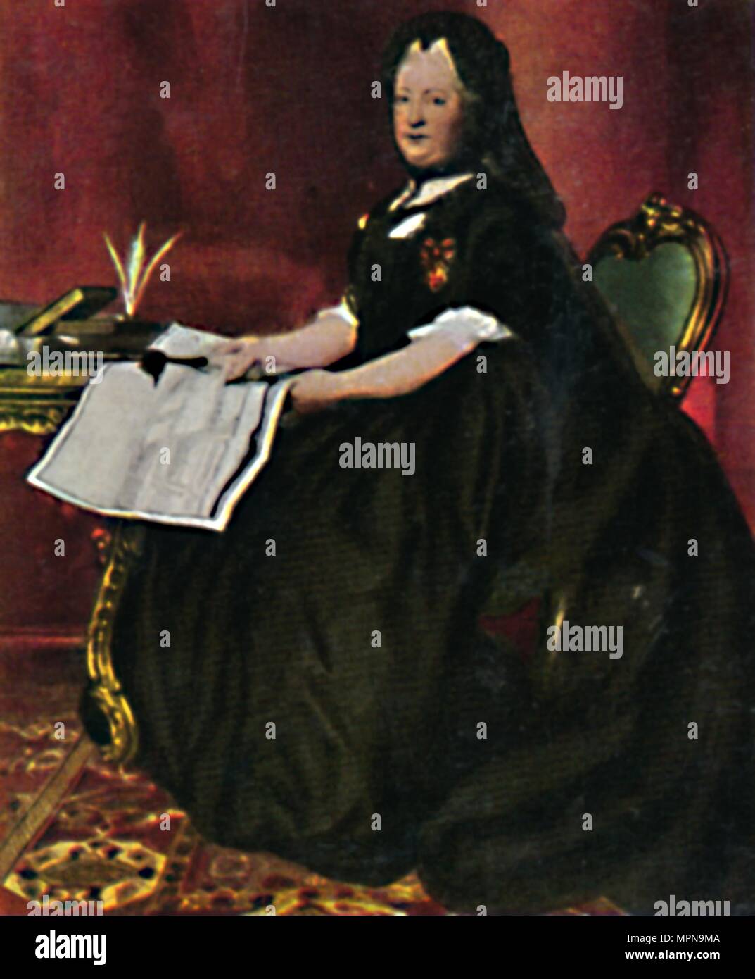 "Kaiserin Maria Therestia 1717-1780. - Grafik von Maron", 1934. Artist: Unbekannt. Stockfoto