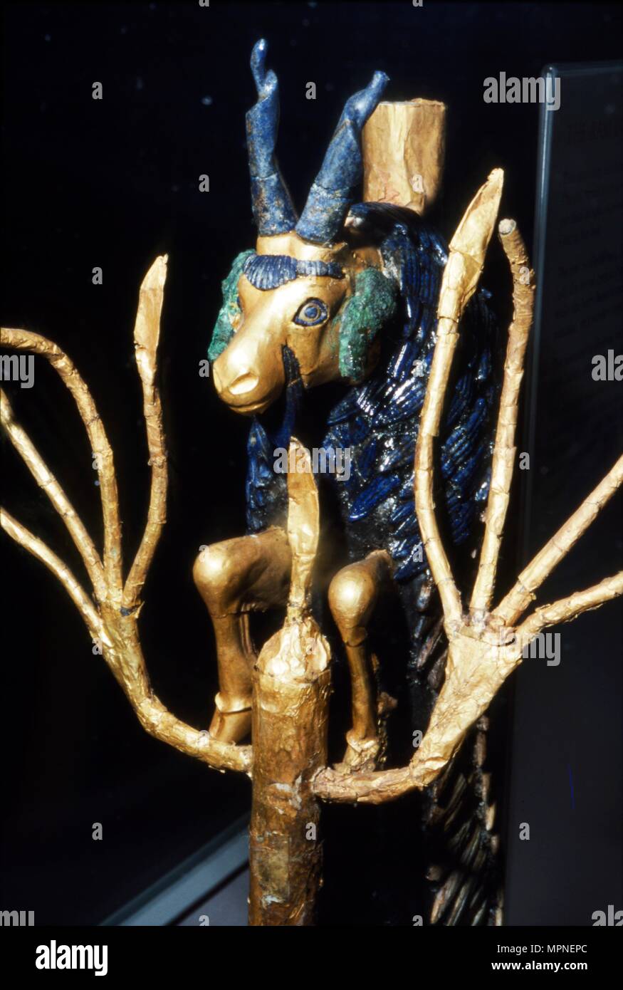 Ram oder Ziege in einem Busch aus Ur, Frühdynastischen, 2600 BC. Artist: Unbekannt. Stockfoto
