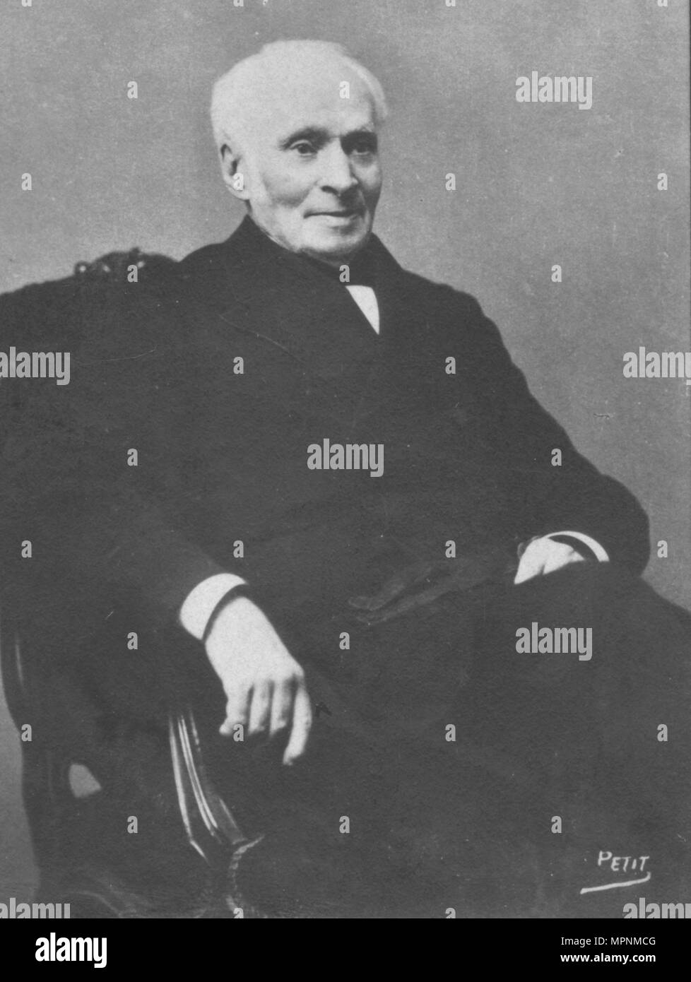 "Camille Doucet', c 1893. Künstler: Pierre Petit. Stockfoto