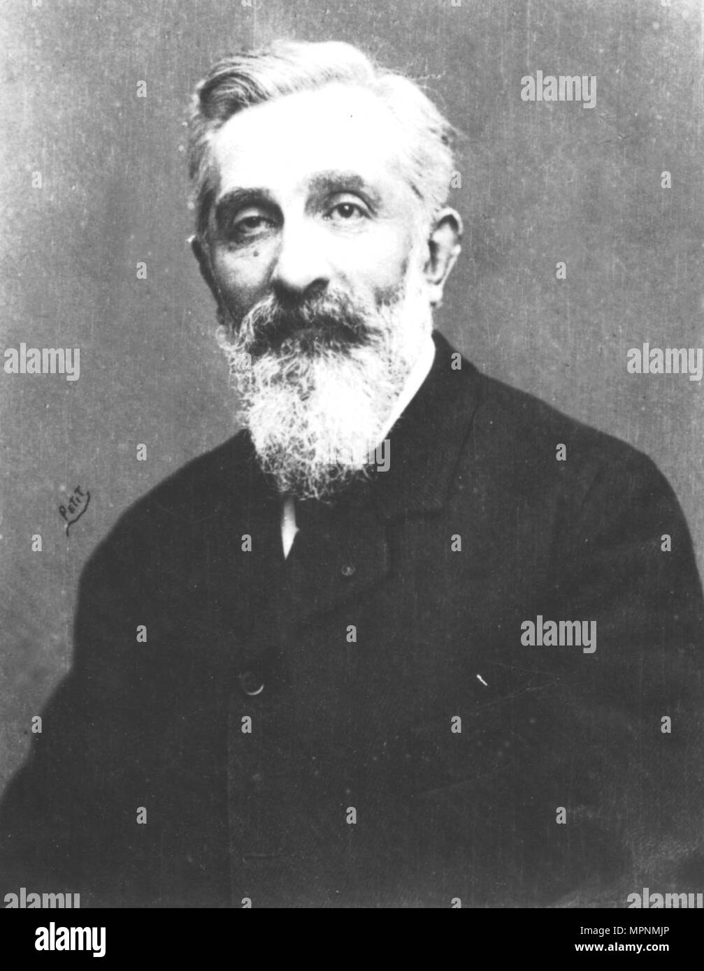 'Oktave Bernard', c 1893. Künstler: Pierre Petit. Stockfoto
