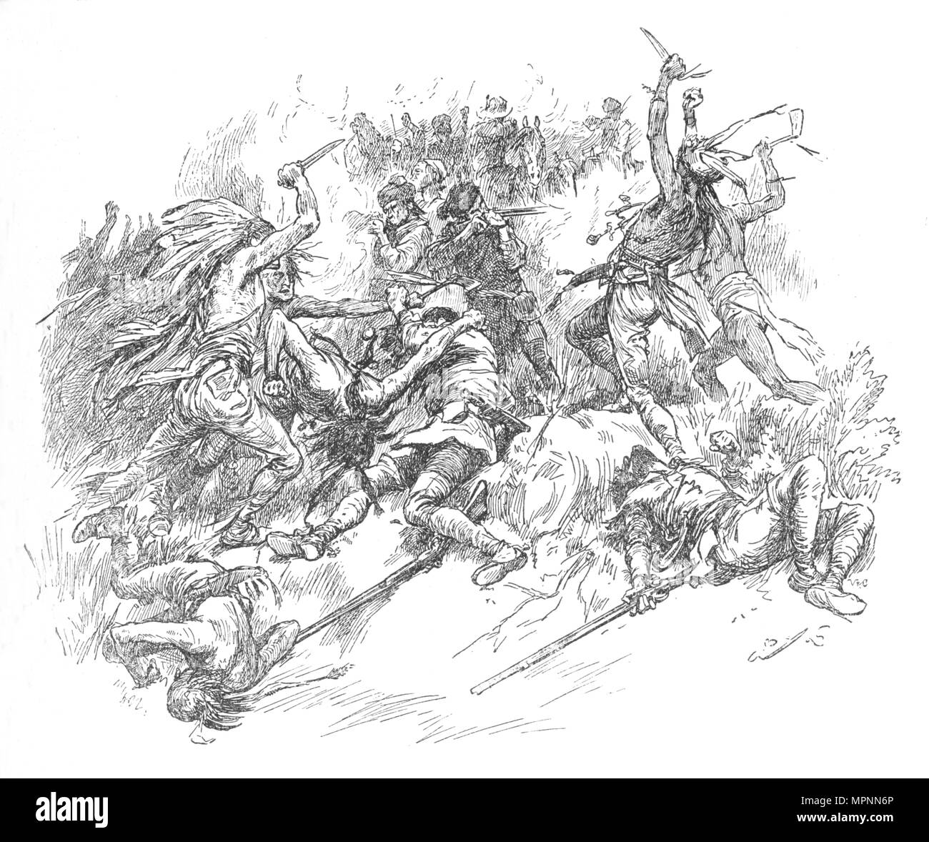 Der prang aus dem Morast und flog in die Kehlen der renommierten Riflemen", 1902. Artist: Unbekannt. Stockfoto