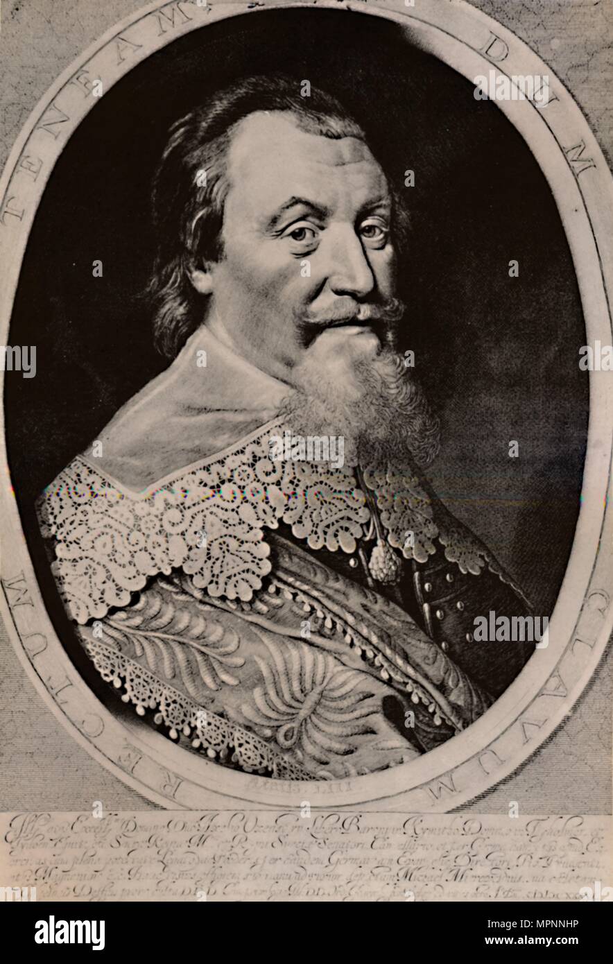 Axel Oxenstierna, Graf von Sodermore, schwedischer Staatsmann, 17. Jahrhundert (1894). Artist: Willem Jacobzoon Delff. Stockfoto