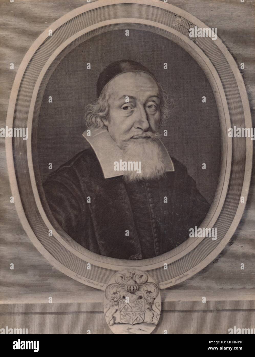 Matthieu Molé, französischer Staatsmann, 17. Jahrhundert (1894). Artist: Robert Nanteuil. Stockfoto