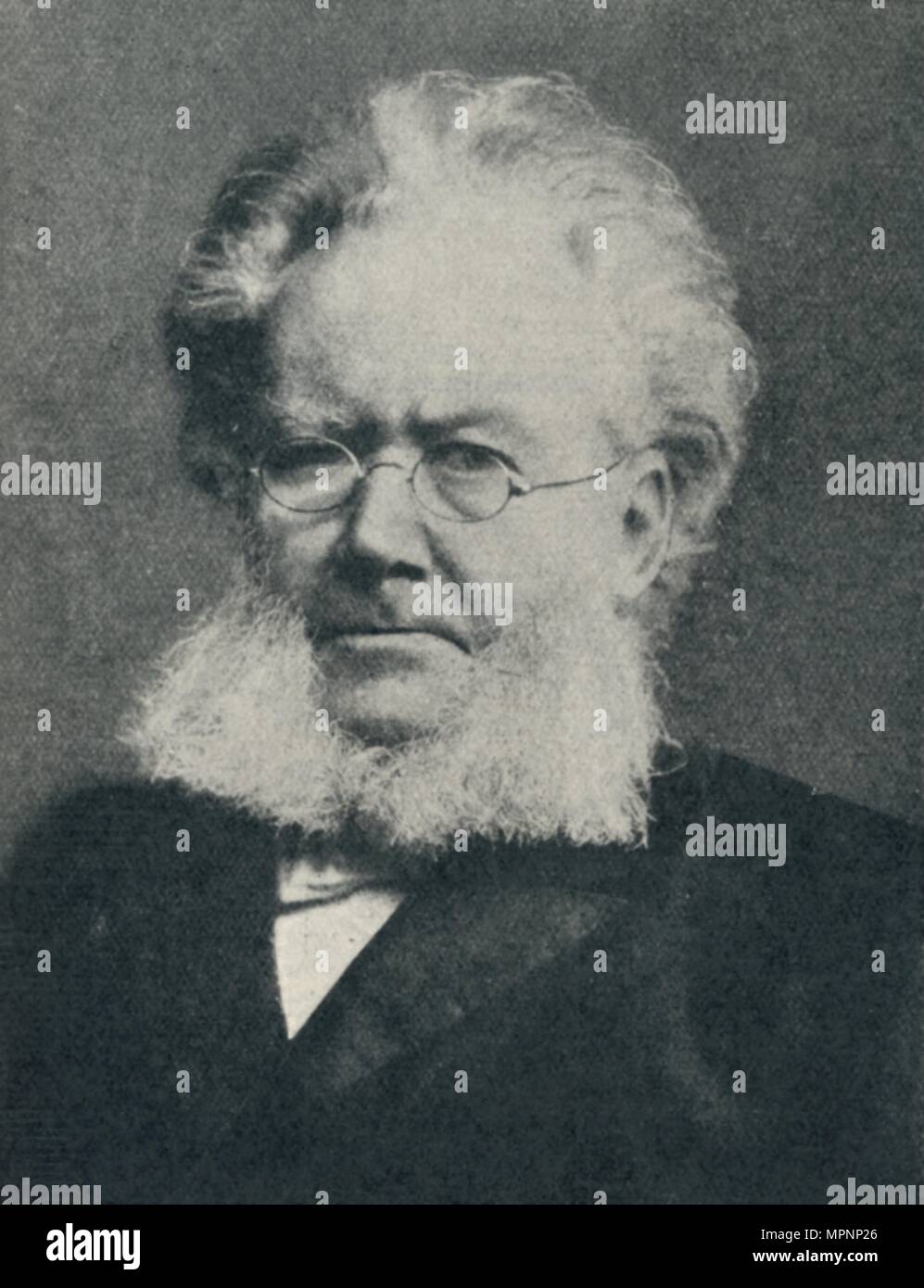 "Henrik Ibsen - In der Blütezeit seines Erfolges', c 1897, c 1925). Artist: Unbekannt. Stockfoto