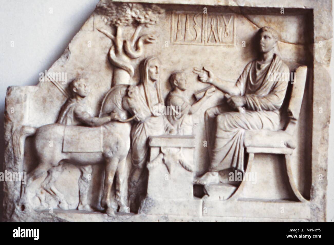 Asklepios, der Griechische Gott der Medizin der Heilung, c 6. Jahrhundert v. Chr.. Artist: Unbekannt. Stockfoto