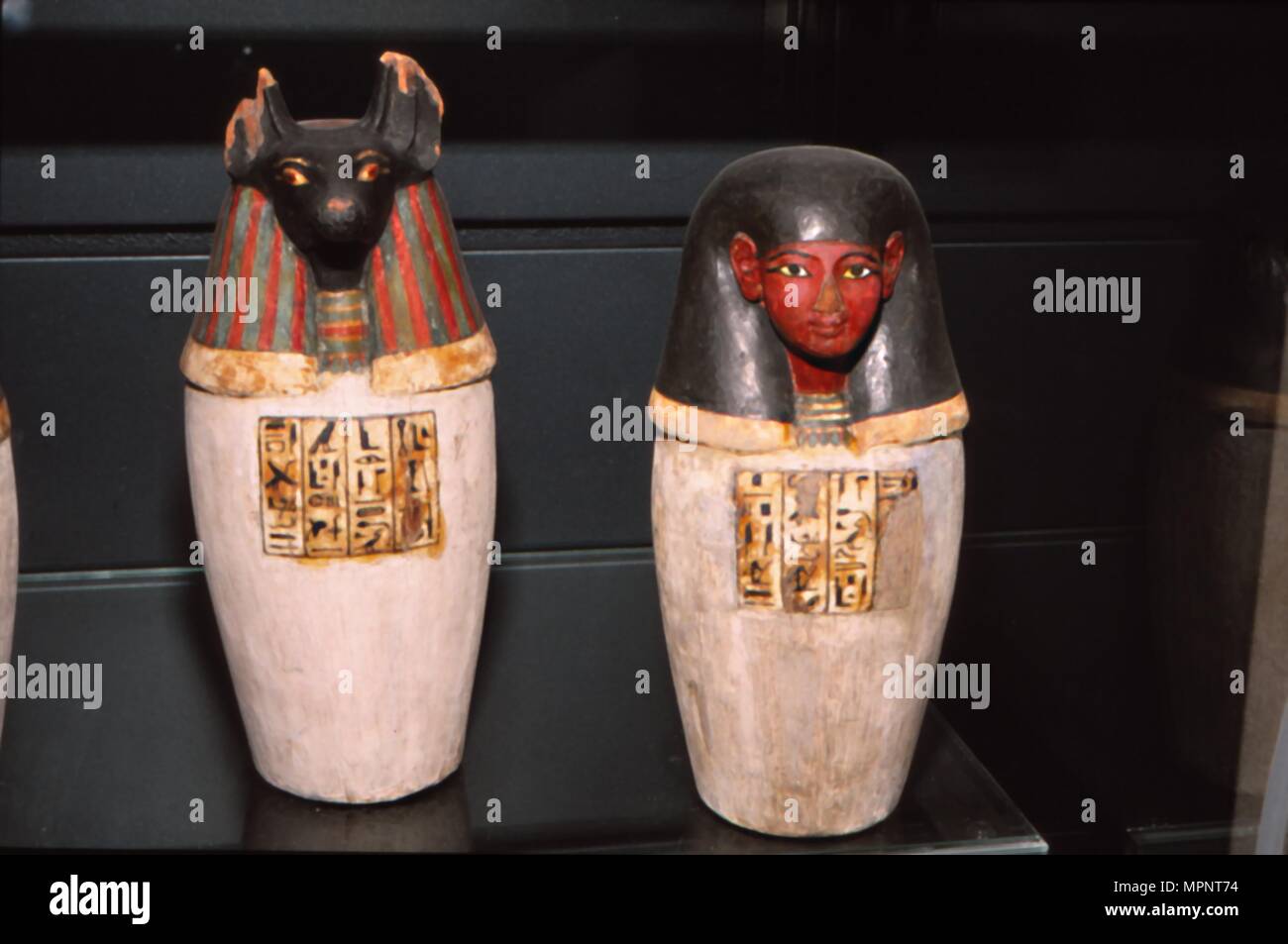 Anubis Kanopen, 22. Dynastie, c 1550 v. Chr.-1069 v. Chr.. Artist: Unbekannt. Stockfoto