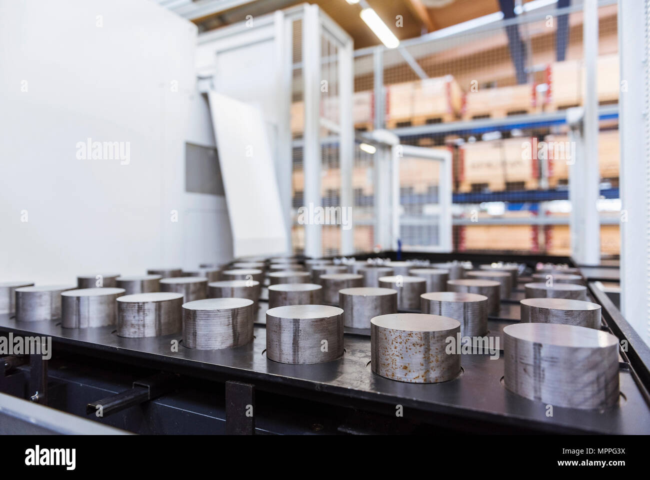 Maschine im Factory Shop Boden Stockfoto