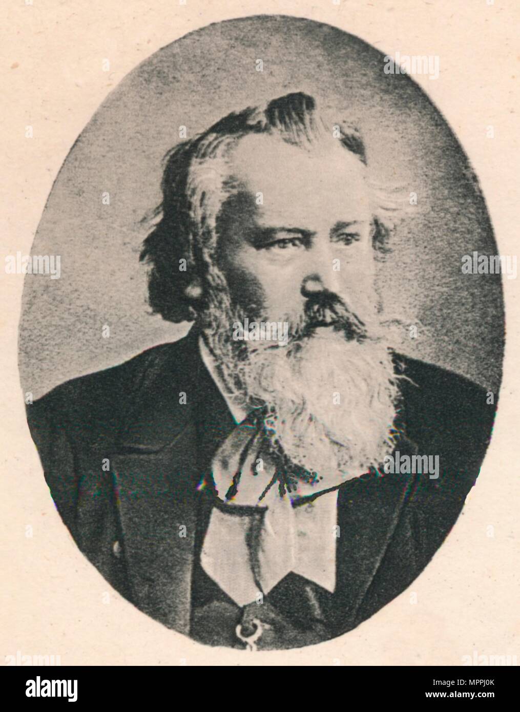"Brahms.", 1893, (1895). Künstler: Charles Olivier de Penne. Stockfoto