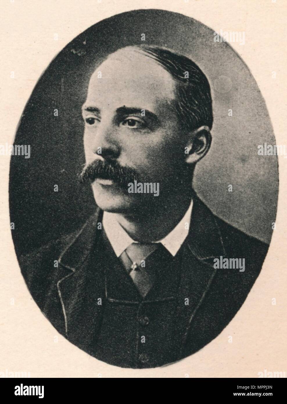 "F. H. Cowen', c 1880, (1895). Artist: F Jenkins Heliog. Stockfoto