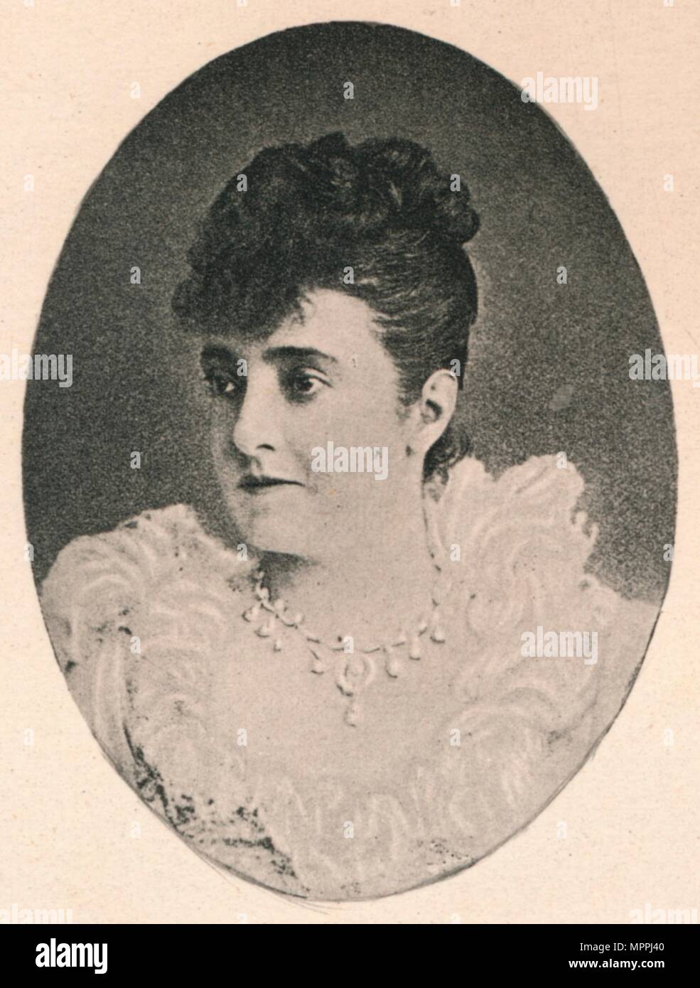 'Patti', c 1890, (1895). Artist: F Jenkins Heliog. Stockfoto