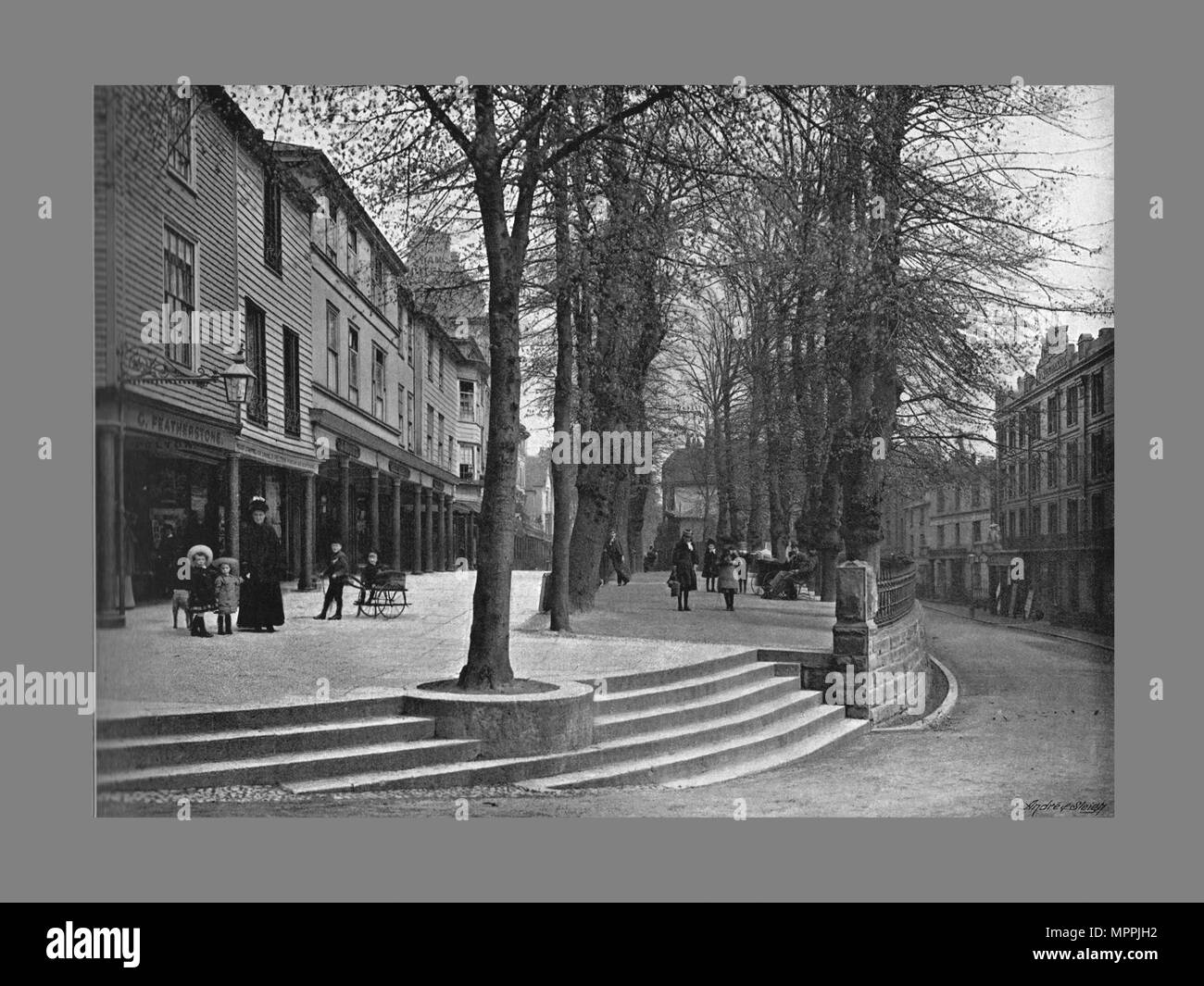 Die Dachpfannen, Tunbridge Wells c 1900. Künstler: Carl Norman. Stockfoto