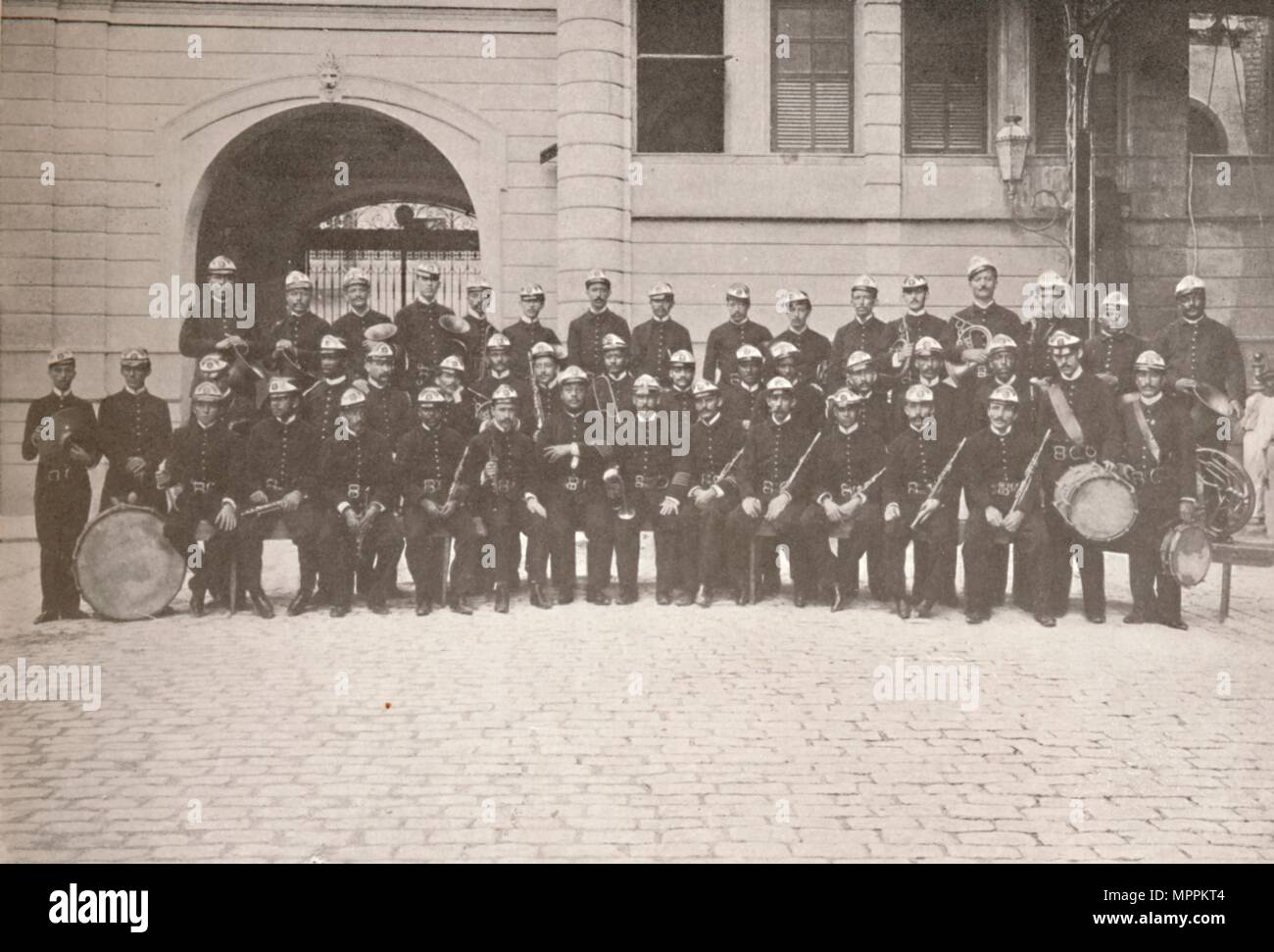 "Die Band des Rio Feuerwehr', 1914. Artist: Unbekannt. Stockfoto