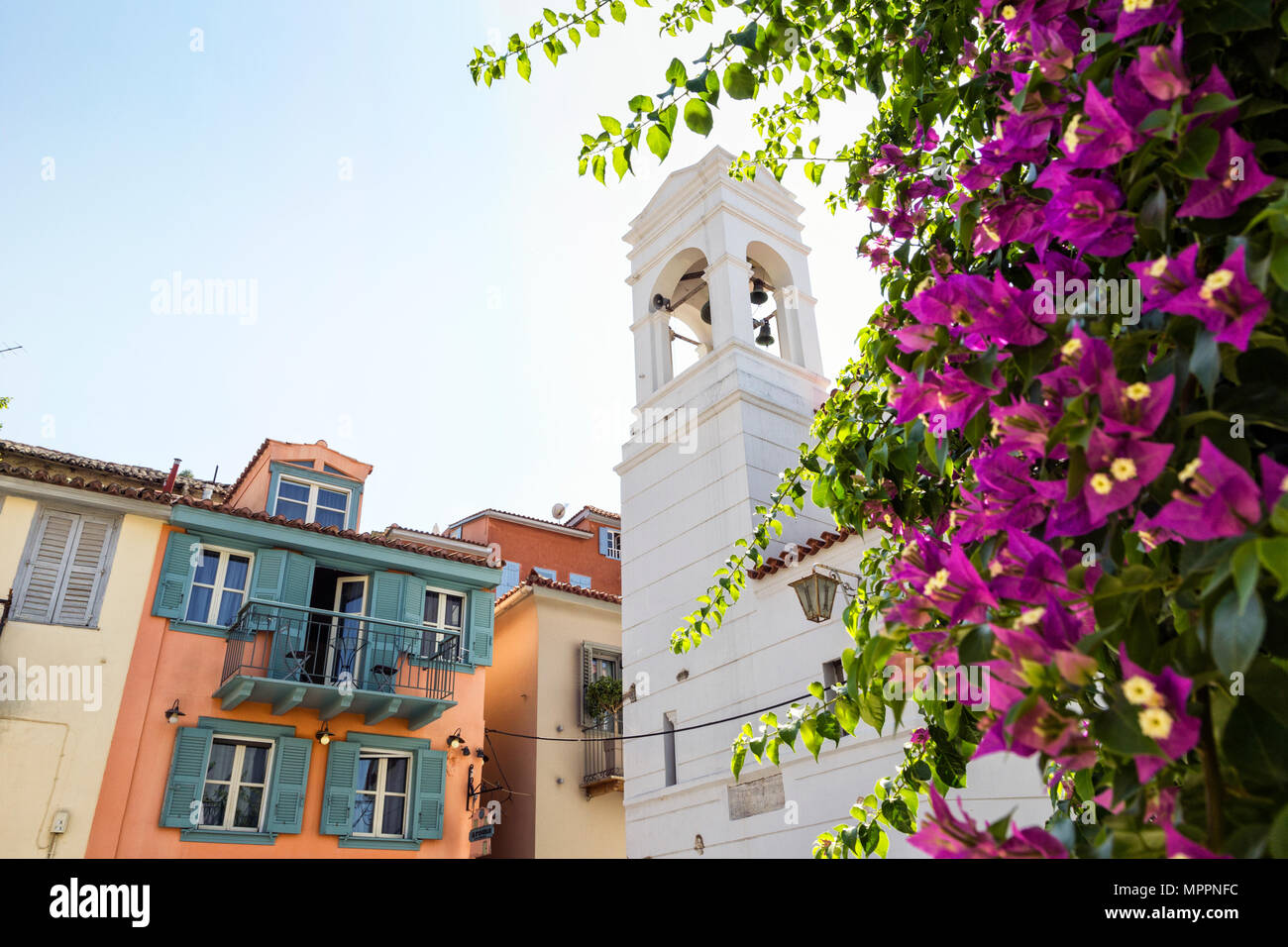 Griechenland, Peloponnes Argolis, Nauplia, St. Spyridon Kirche Stockfoto