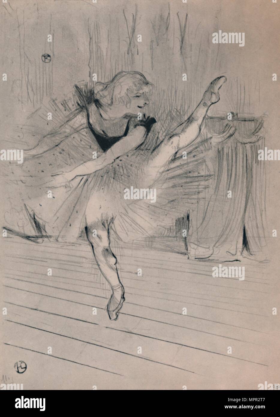 'Miss Ida Heide, Englischer Tänzer", 1894, (1946). Künstler: Henri de Toulouse-Lautrec. Stockfoto