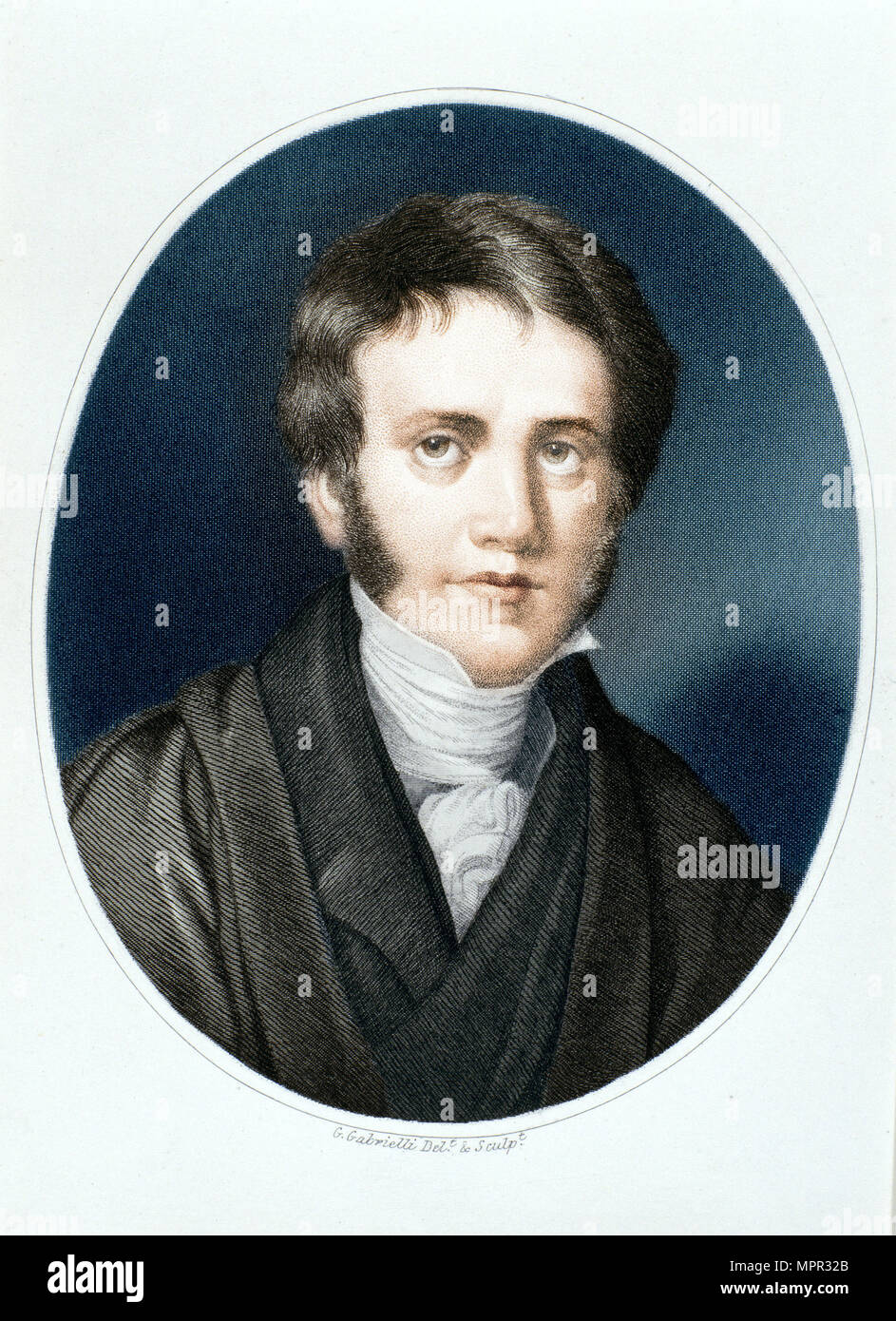 Sir John Herschel, Astronom und Wissenschaftler, 1810er. Artist: Gaspare Gabrielli. Stockfoto