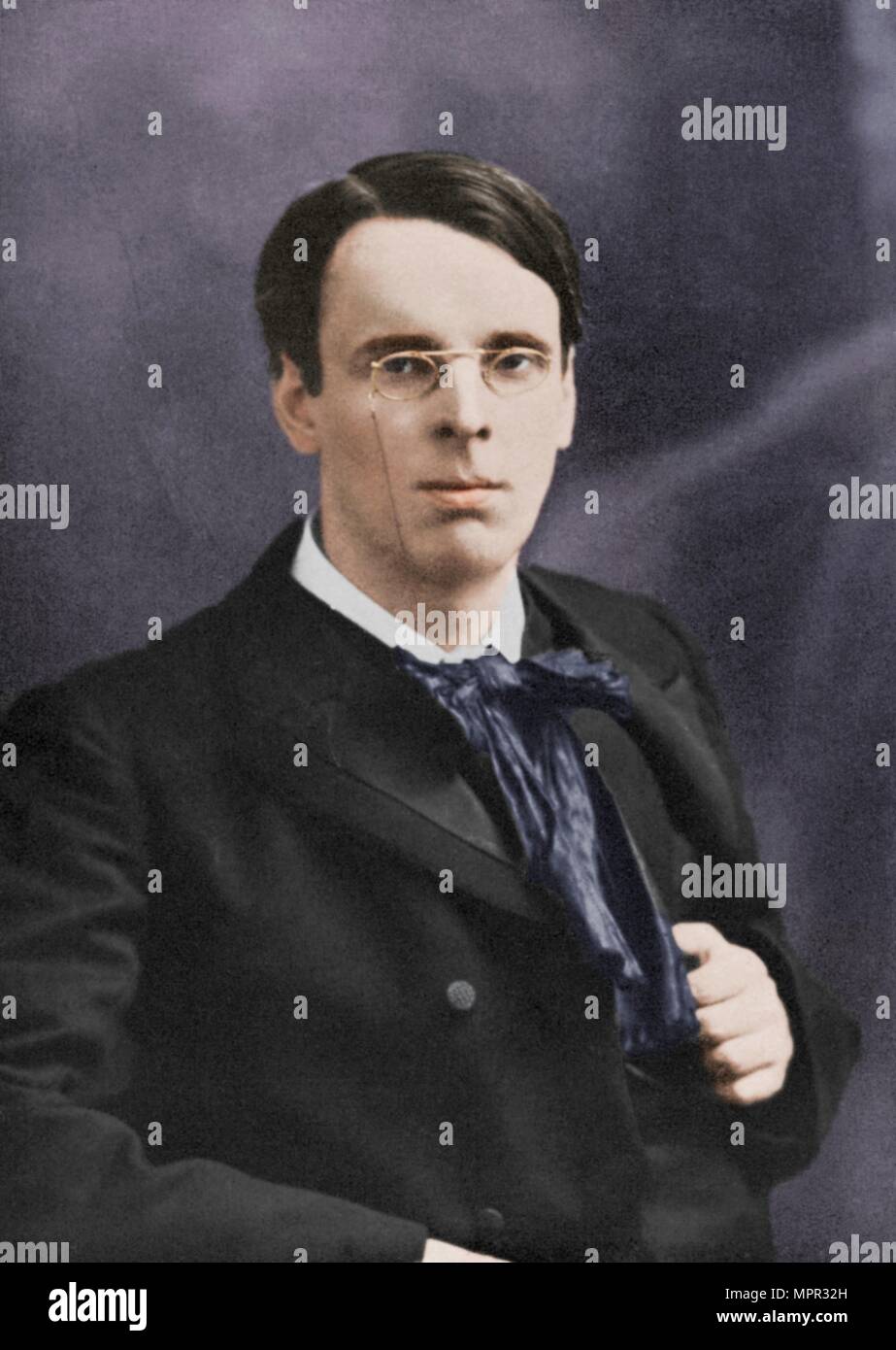 William Butler Yeats, irischer Dichter und Dramatiker, c 1900. Artist: Unbekannt. Stockfoto