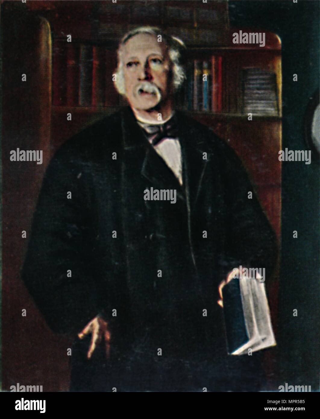 "Theodor Fontane 1819-1898. - Grafik von Hanns Fechner, 1934. Artist: Unbekannt. Stockfoto