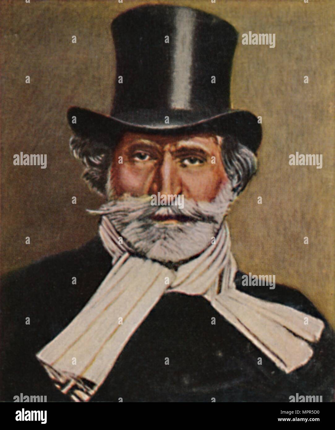 "Giuseppe Verdi 1813-1901. - Grafik von Michel', 1934. Artist: Unbekannt. Stockfoto