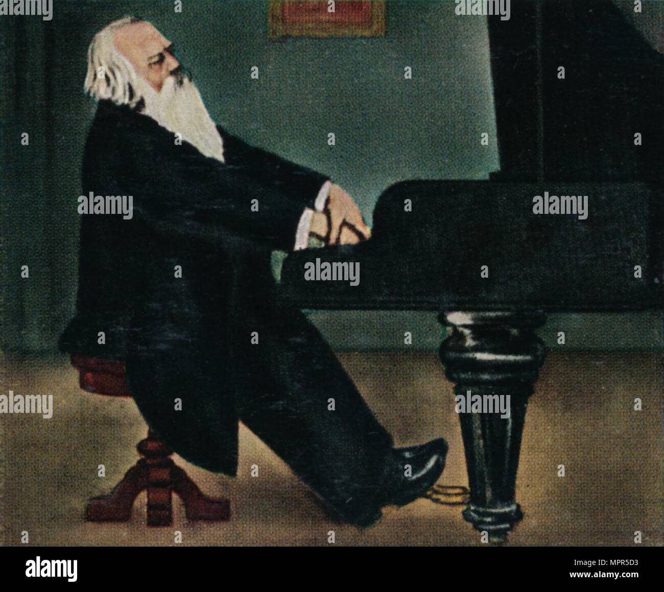 "Johannes Brahms 1833-1897", 1934. Artist: Unbekannt. Stockfoto