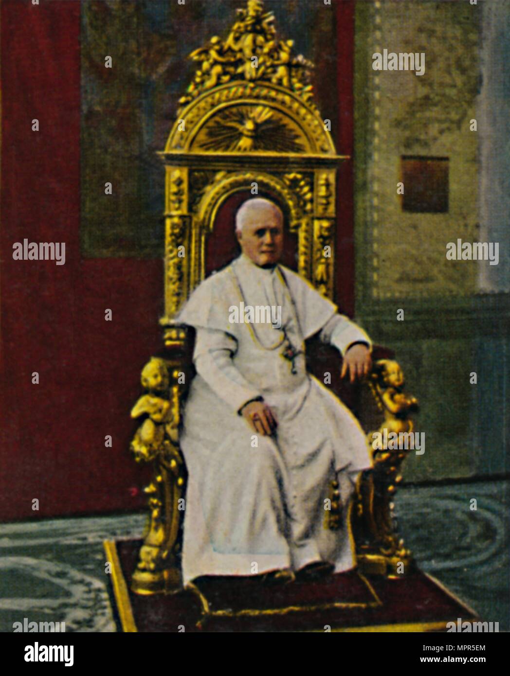 "Papst Pius X. 1835-1914", 1934. Artist: Unbekannt. Stockfoto