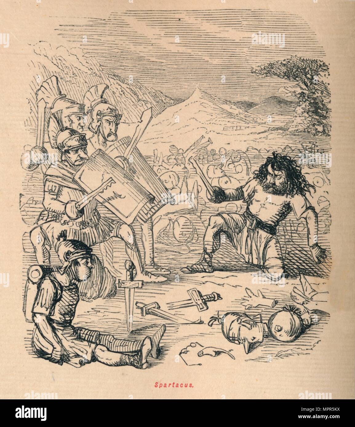 Die partacus', 1852. Artist: John Leech. Stockfoto