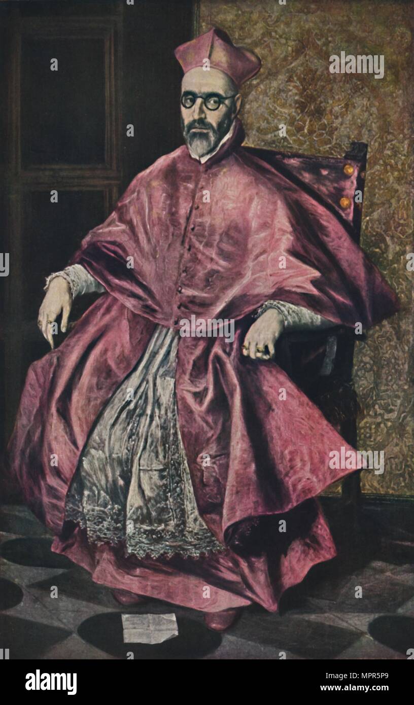 'Don Fernando Niño de Guevara', (Porträt von Kardinal Nino de Guevara), 1598, (1938). Artist: El Greco. Stockfoto