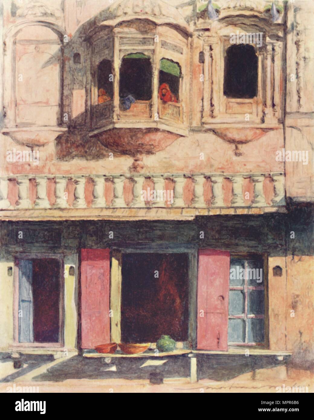 "In Lahore', 1905. Artist: Mortimer Luddington Menpes. Stockfoto