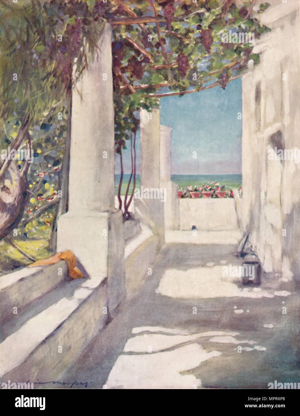 "Capri", 1903. Artist: Mortimer L Menpes. Stockfoto