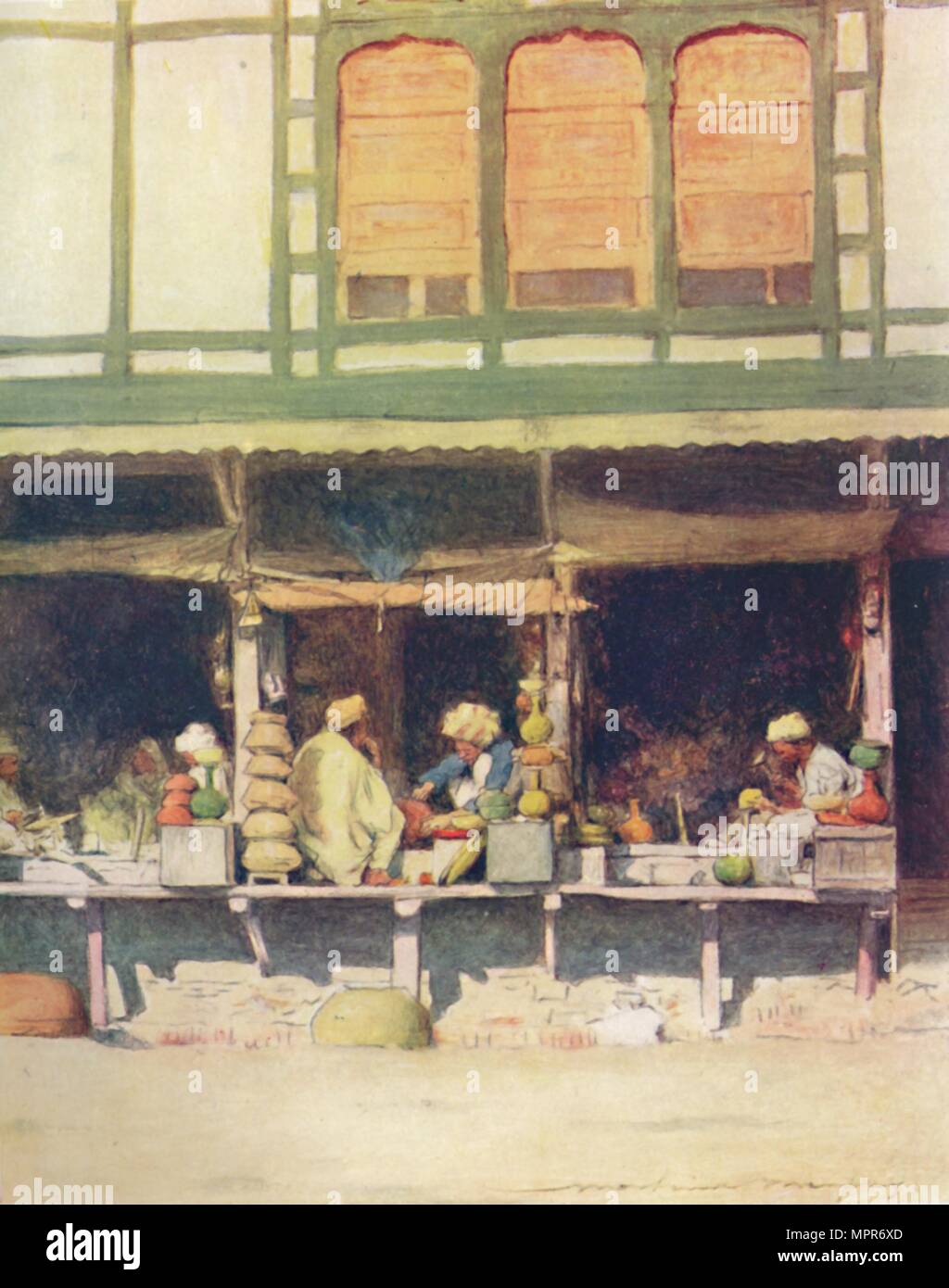 "Ein nicht zugeordneter Shop", 1905. Artist: Mortimer Luddington Menpes. Stockfoto