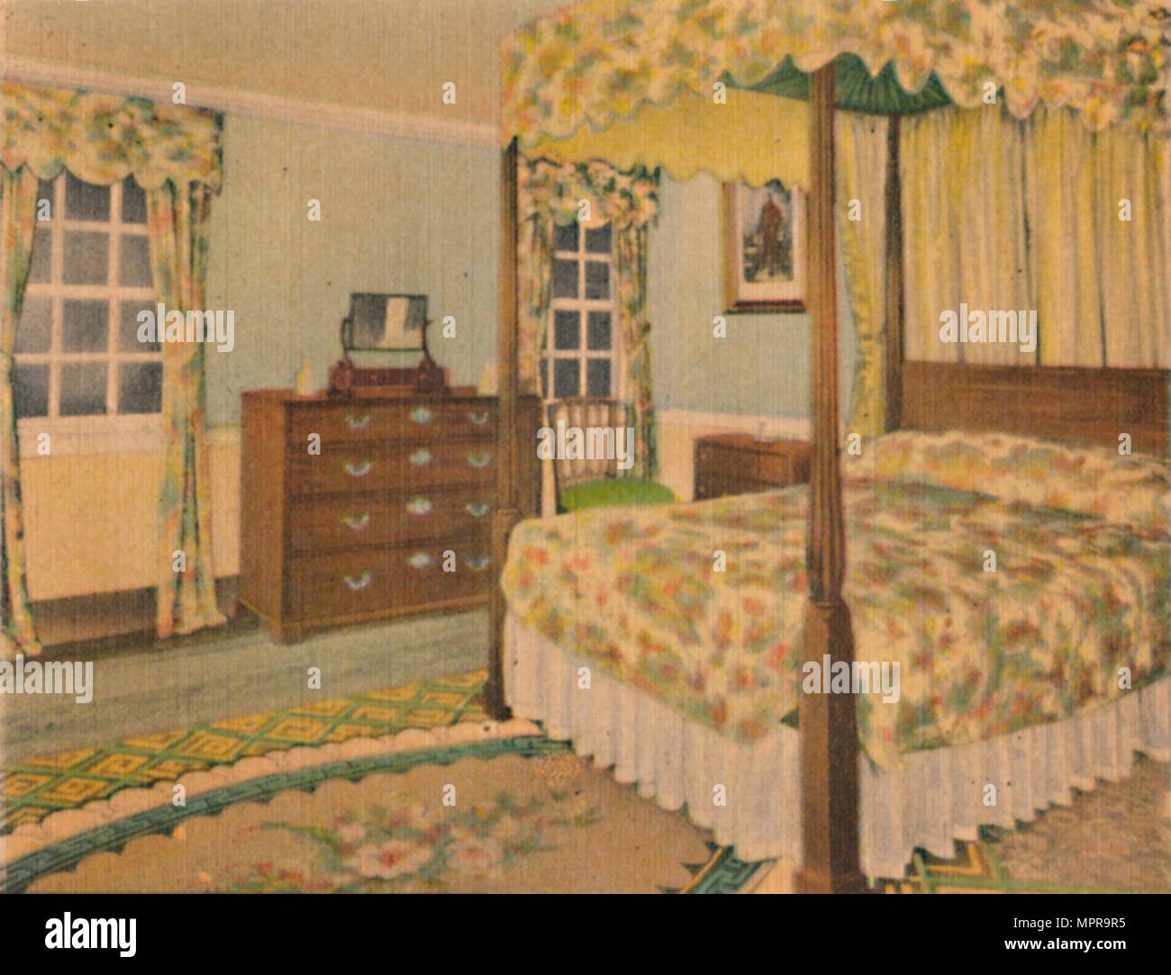 "Die Lafayette Schlafzimmer', 1946. Artist: Unbekannt. Stockfoto