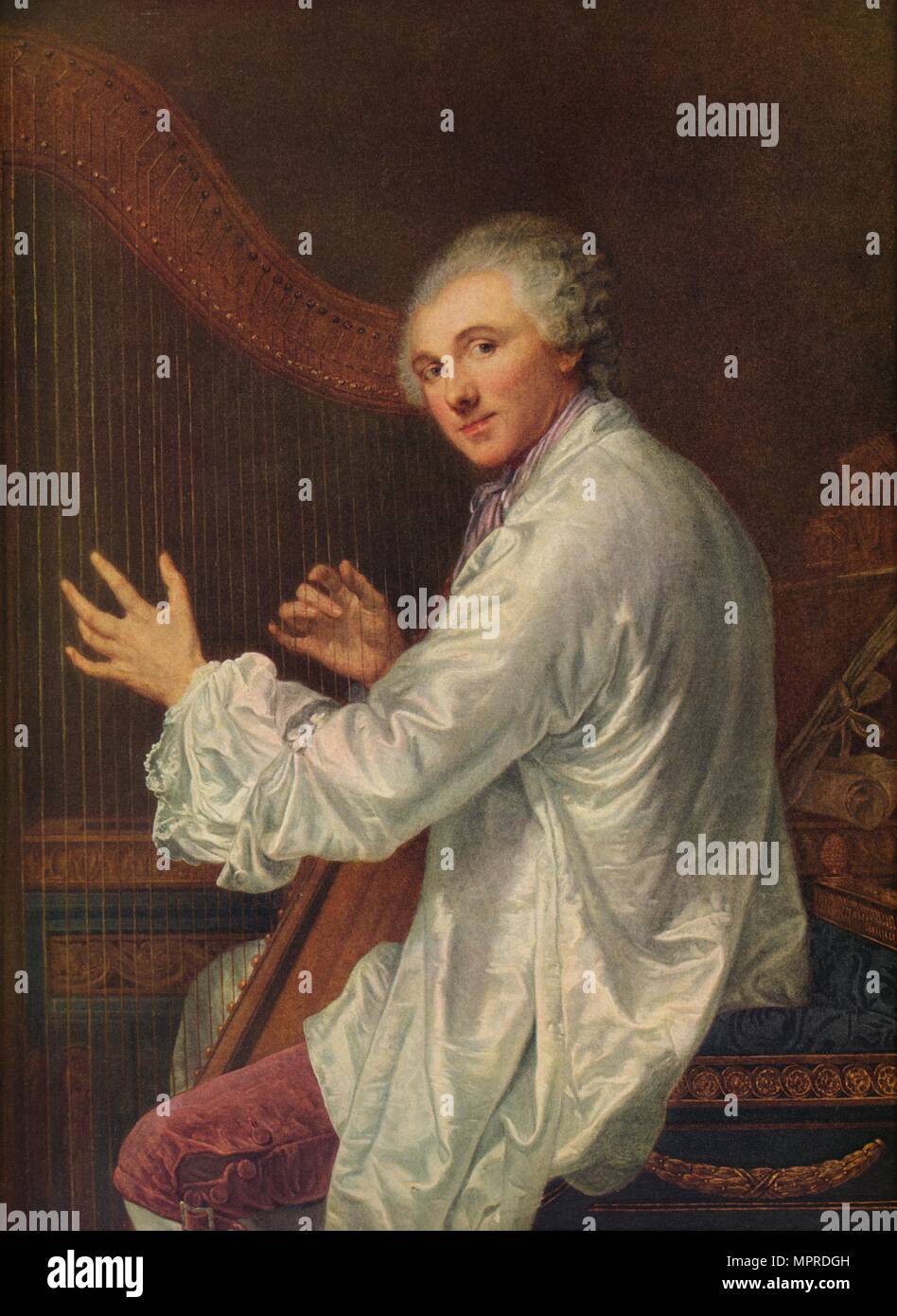 "Monsieur de La Live de Jully', c 1759. Künstler: Jean-Baptiste Greuze. Stockfoto