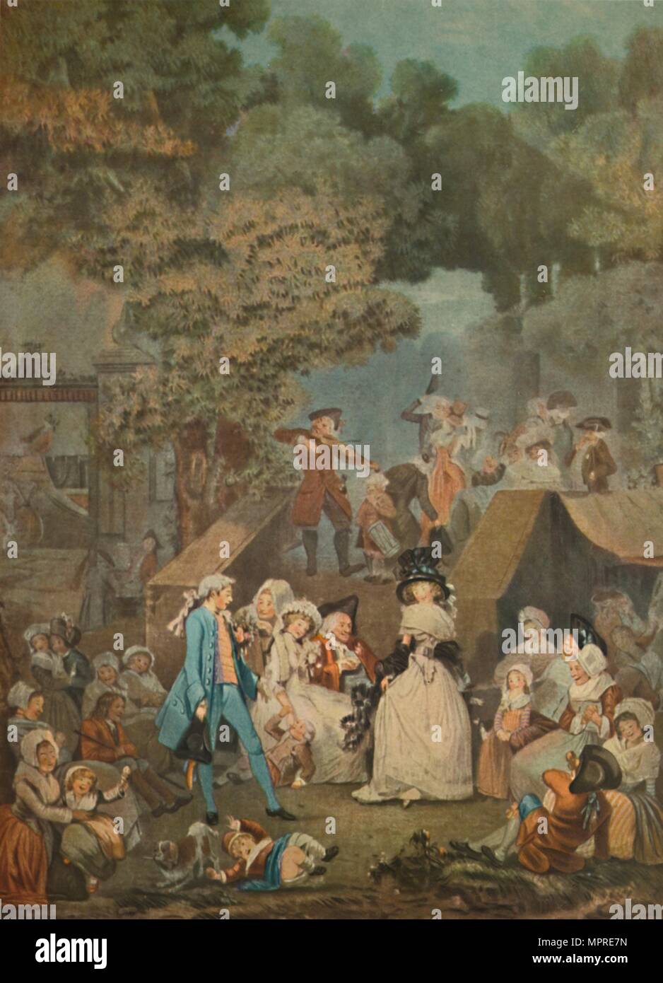 'La Noce Au Chateau", (Hochzeit im Schloss), 1789 (1913). Artist: Philibert Louis Debucourt. Stockfoto