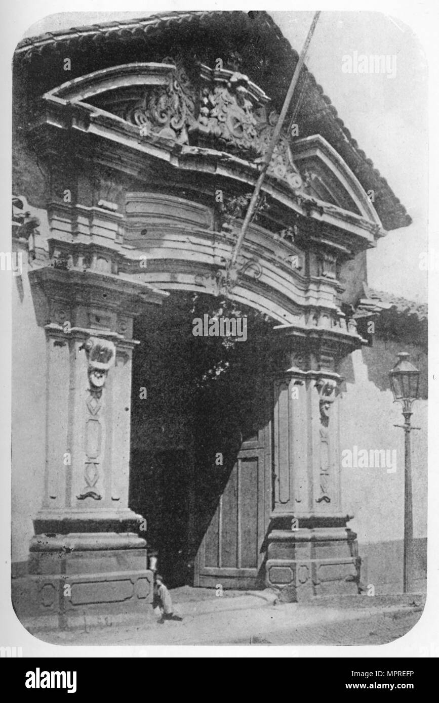 'Alte Santiago - eines der wenigen Häuser, die während der spanischen Besatzung von 1750-1810', 1911 gebaut. Artist: Unbekannt. Stockfoto