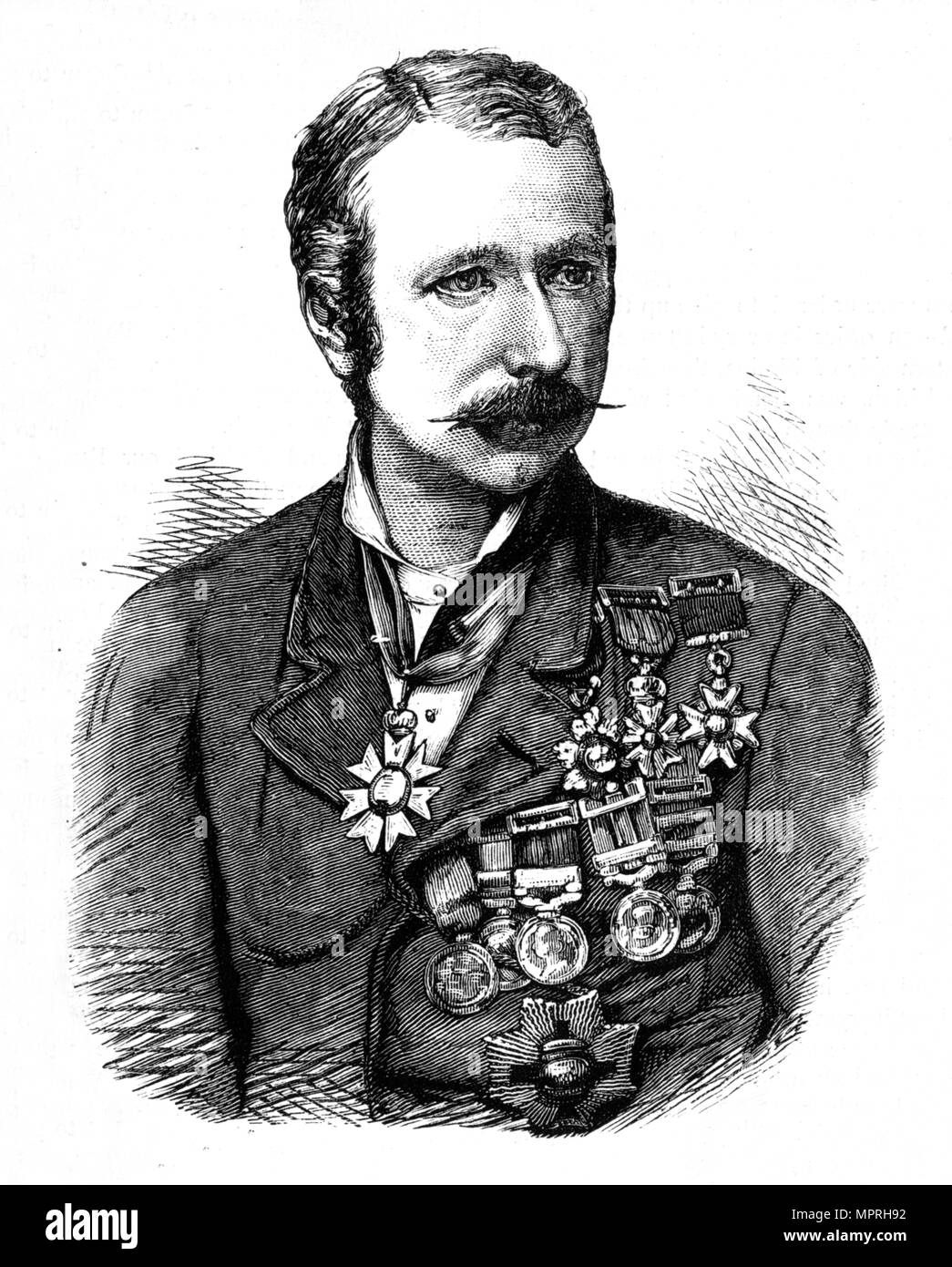 'Sir Garnet Wolseley', c 1880. Artist: Unbekannt. Stockfoto