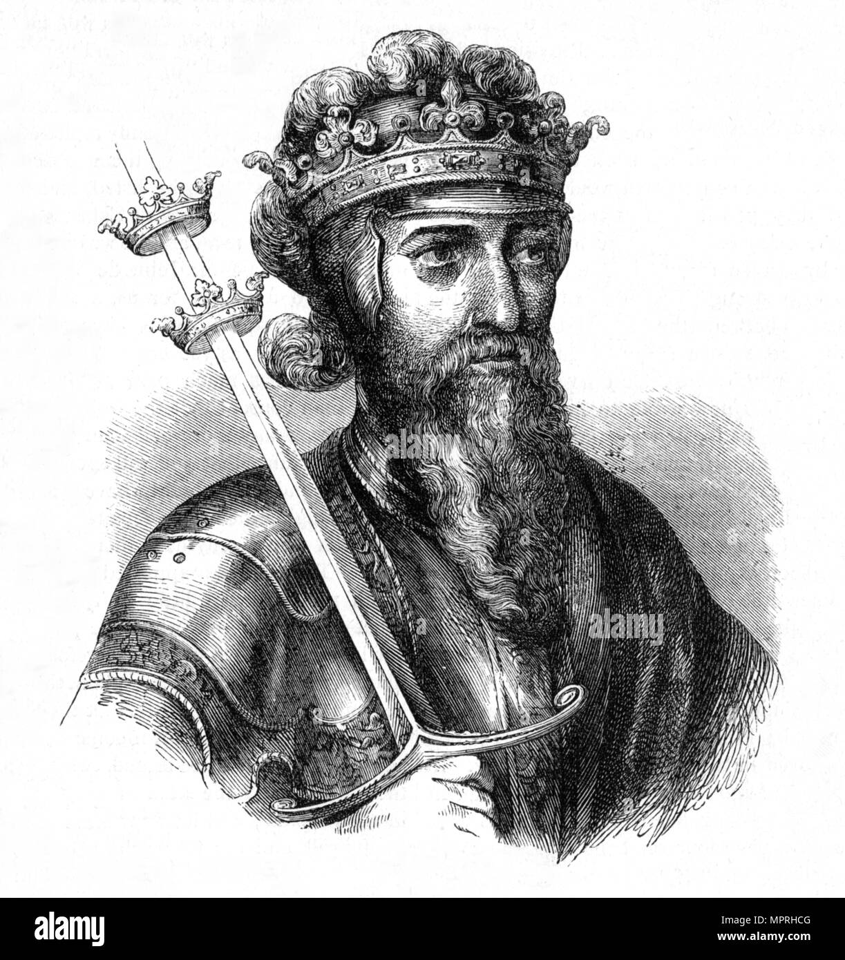 'Edward III', c 1880. Artist: Unbekannt. Stockfoto