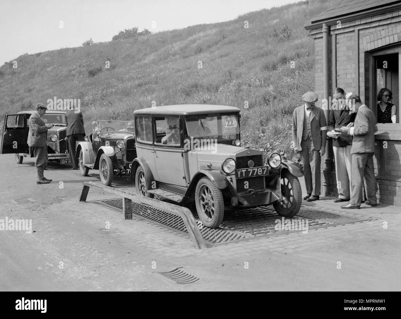 Fiat von HL Alexander an der Middlesex County AC Hill Climb, c 1930. Artist: Bill Brunell. Stockfoto
