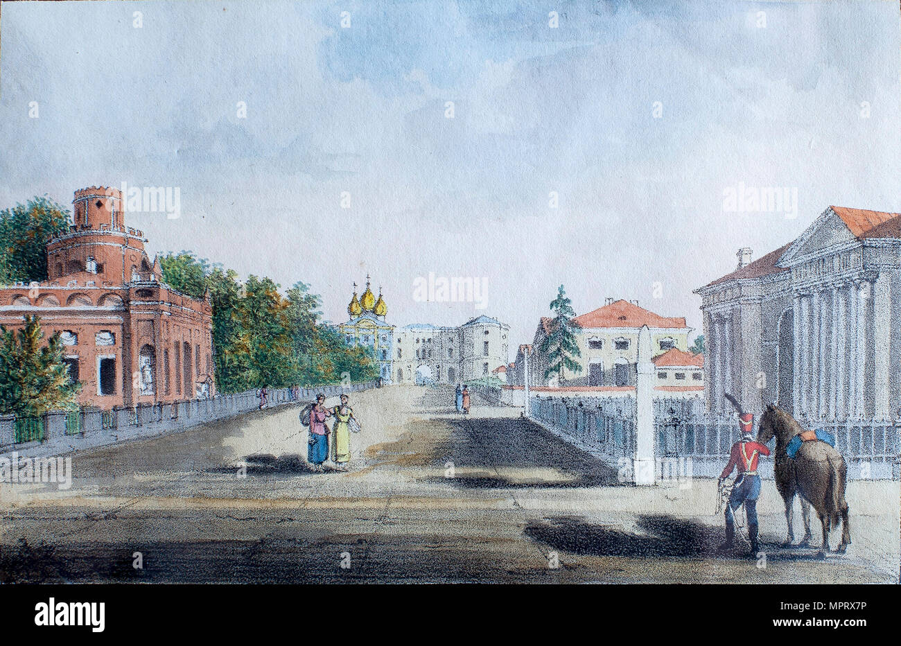 Die Imperial Lyceum in Zarskoje Selo. Stockfoto