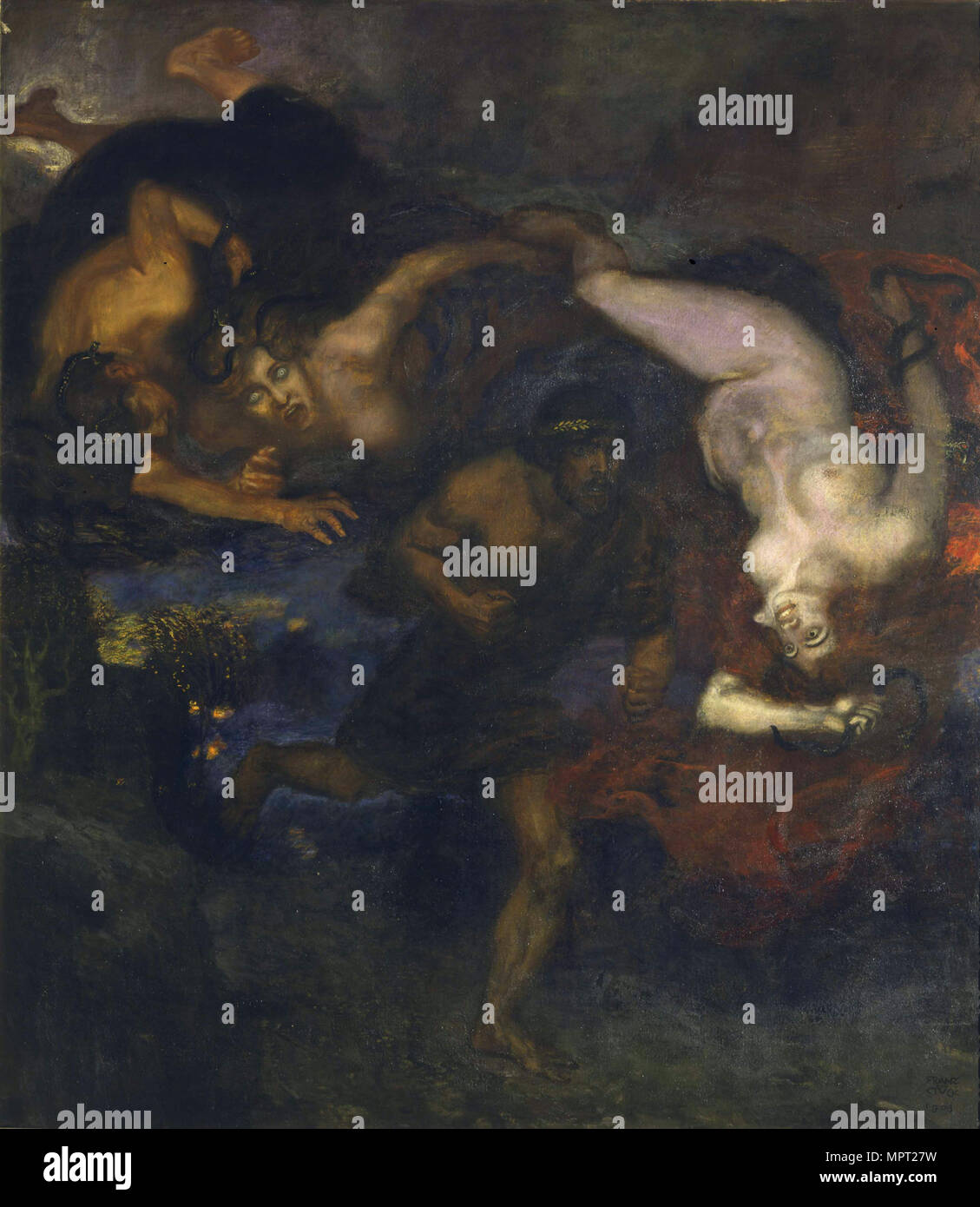 Orestes und die Erinnyen, 1905. Stockfoto