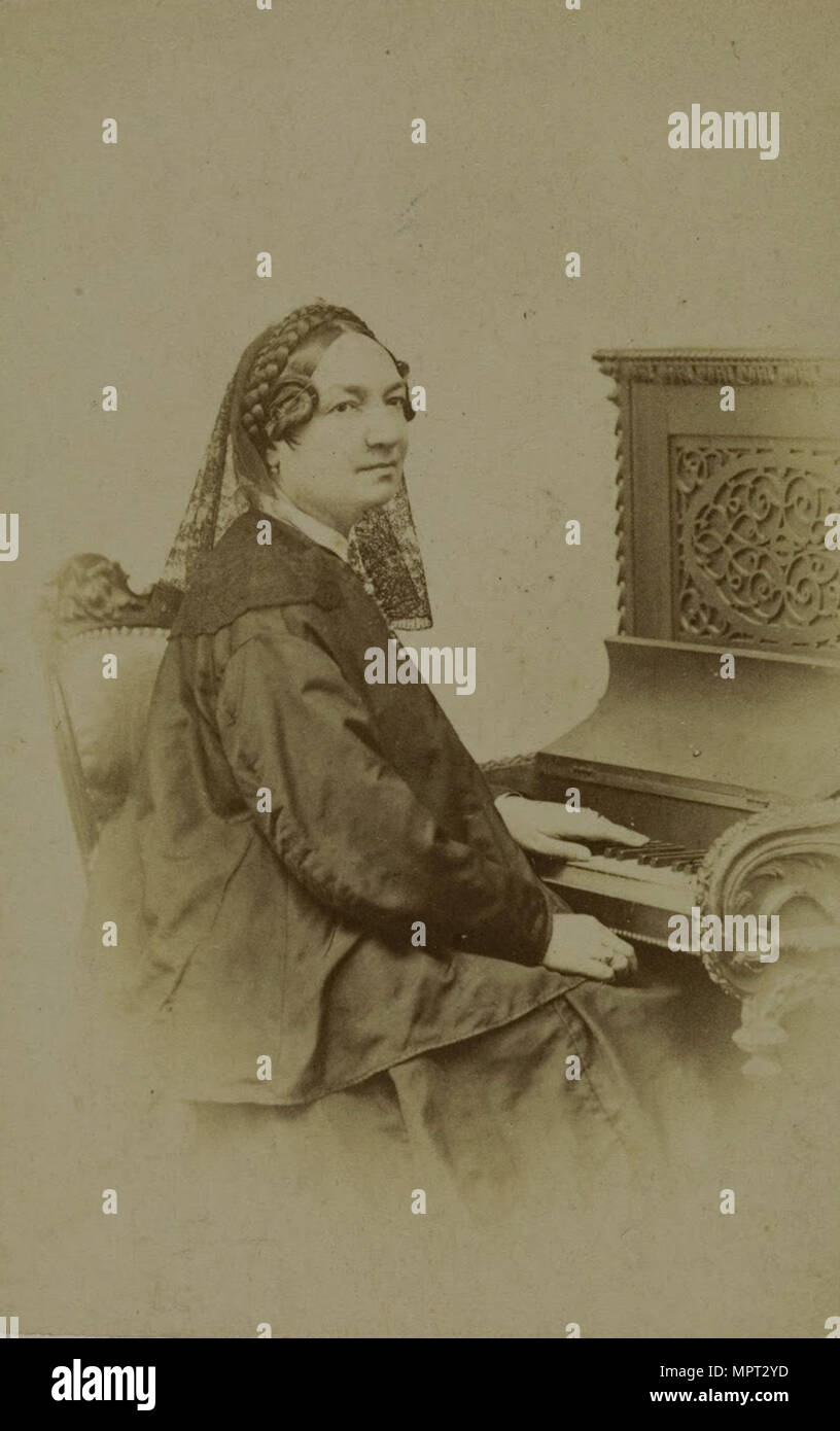 Portrait von Maria Wodzinska (1819-1896), 1860. Stockfoto