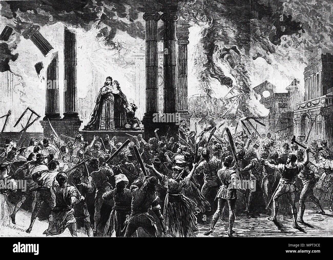 Die Oper Rienzi Richard Wagner, am Theater Ihrer Majestät in London